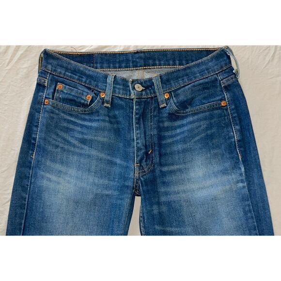 Levi's 514 Slim Straight Stretch Denim Jeans. Medium Wash, Men's 30X30. GUC!! - Picture 6 of 9